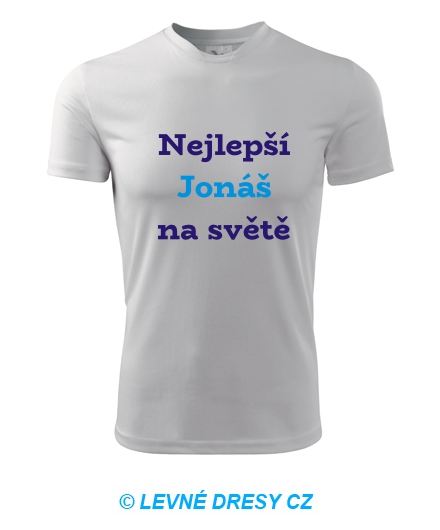 Tričko nejlepší Jonáš na světě