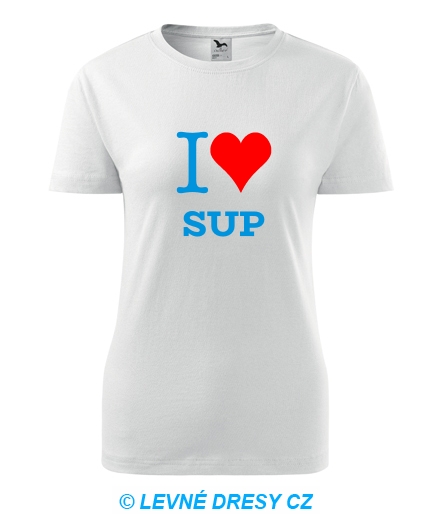Dámské tričko I love SUP