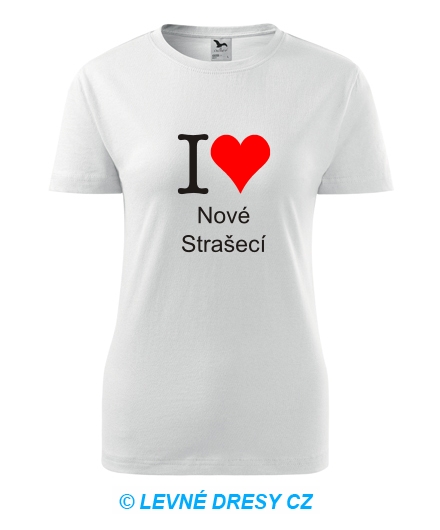 Dámské tričko I love Nové Strašecí