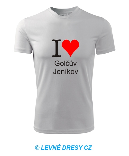 Tričko I love Golčův Jeníkov