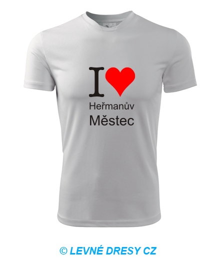 Tričko I love Heřmanův Městec