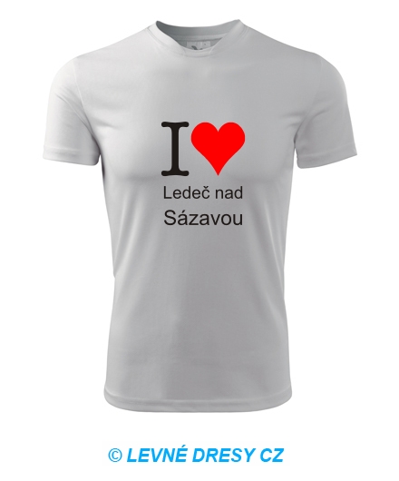 Tričko I love Ledeč nad Sázavou