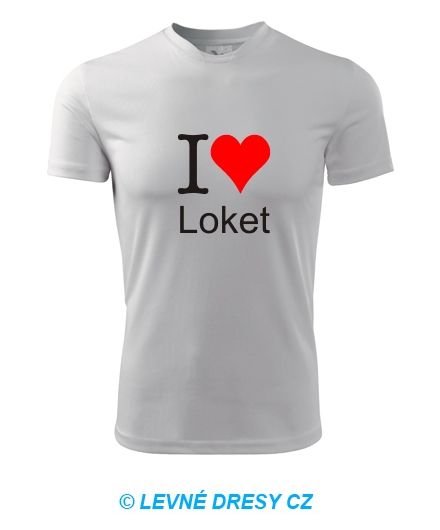 Tričko I love Loket