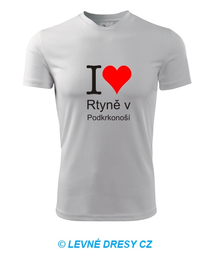 Tričko I love Rtyně v Podkrkonoší